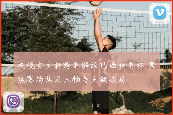 央视女主持跨界解读巴西世界杯 聚焦赛场焦点人物与关键战局