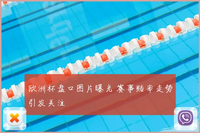 欧洲杯盘口图片曝光 赛事赔率走势引发关注