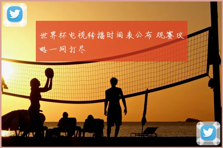 世界杯电视转播时间表公布 观赛攻略一网打尽